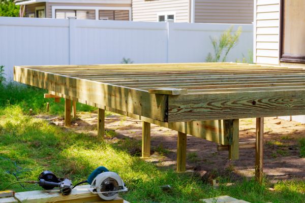 Elevated Deck Installation in Carrollton