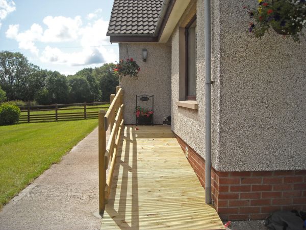 Hardwood Ramp Installation in Carrollton
