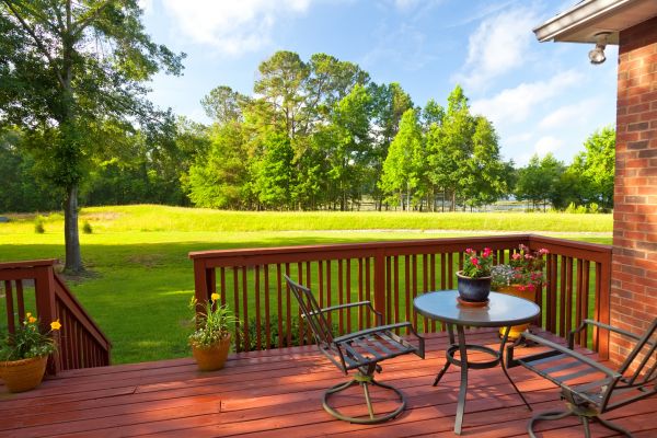 Redwood Deck Installation in Carrollton