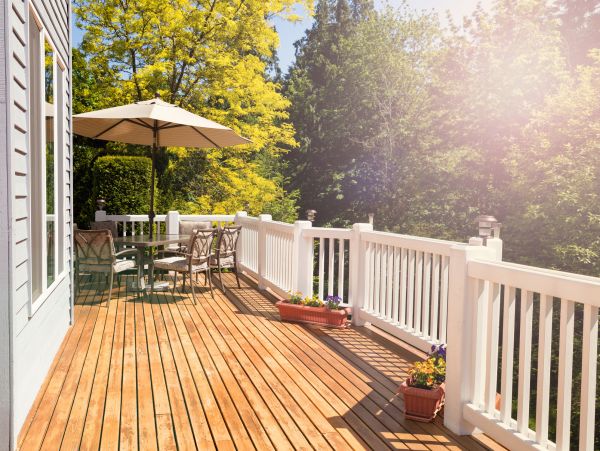 Cedar Deck Installation