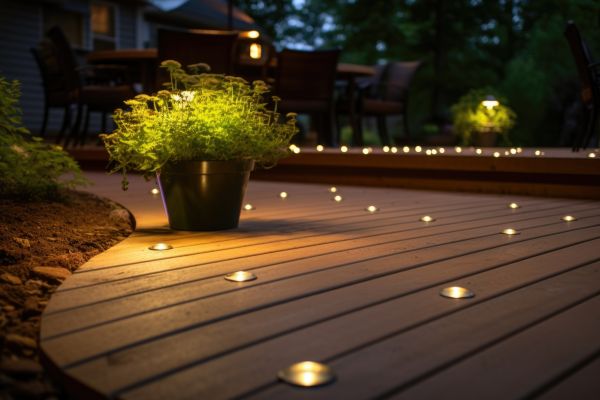 Ground Level Deck Construction in Carrollton